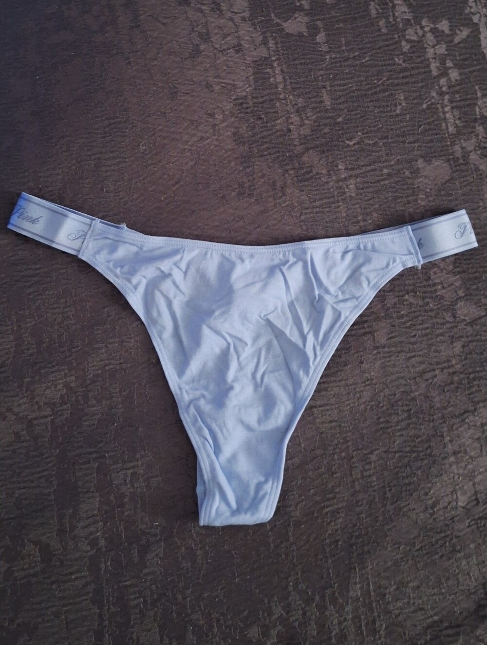 Pink Light Blue Women's Thong Bikini Bottom
